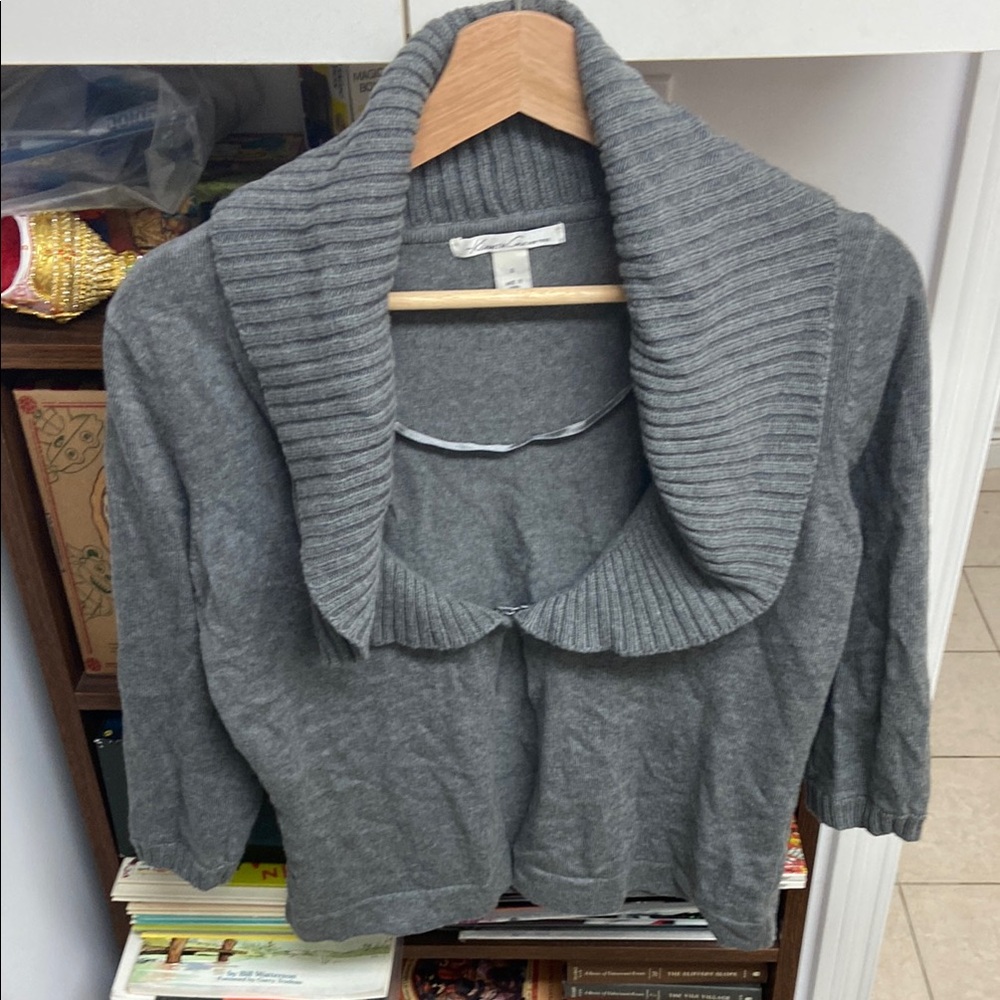 Kenneth Cole Charcoal Cowl Neck Sweater